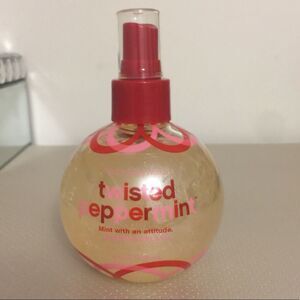 Shimmer splash,twisted peppermint .